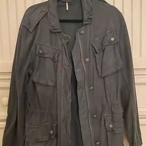 Free People dark grey jacket